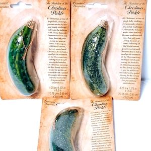 Christmas Tree Pickle Ornament German Holiday Hide and Find